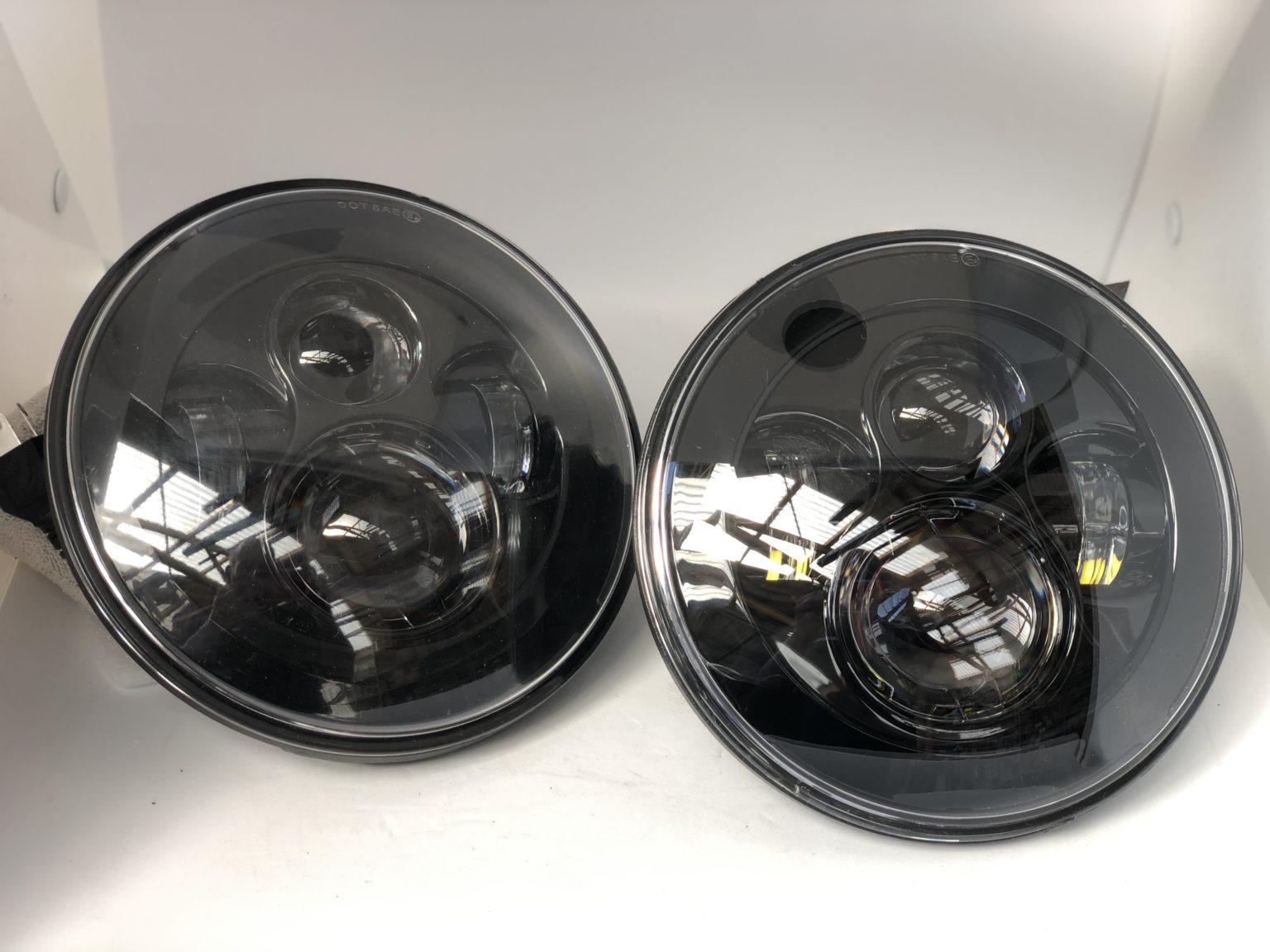 4 x 5.75 Inch Daymaker Projector LED Headlight x 4 -Black – LKtraz Motors