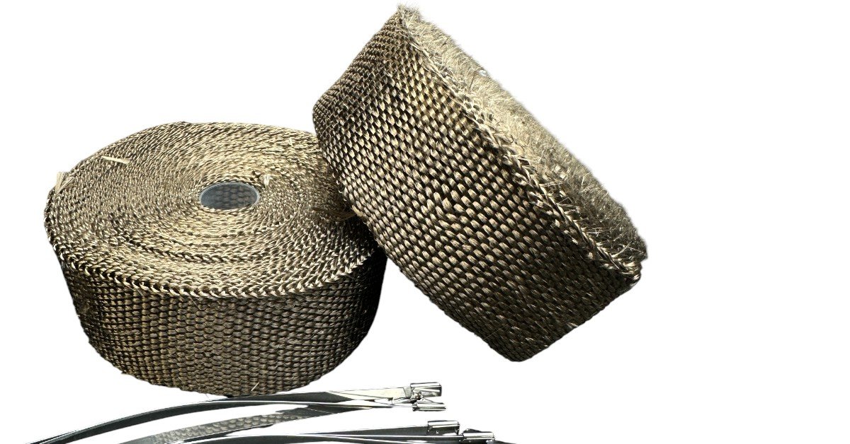 IMG_0853 Exhaust Wrap - Titanium10m roll - Image 3