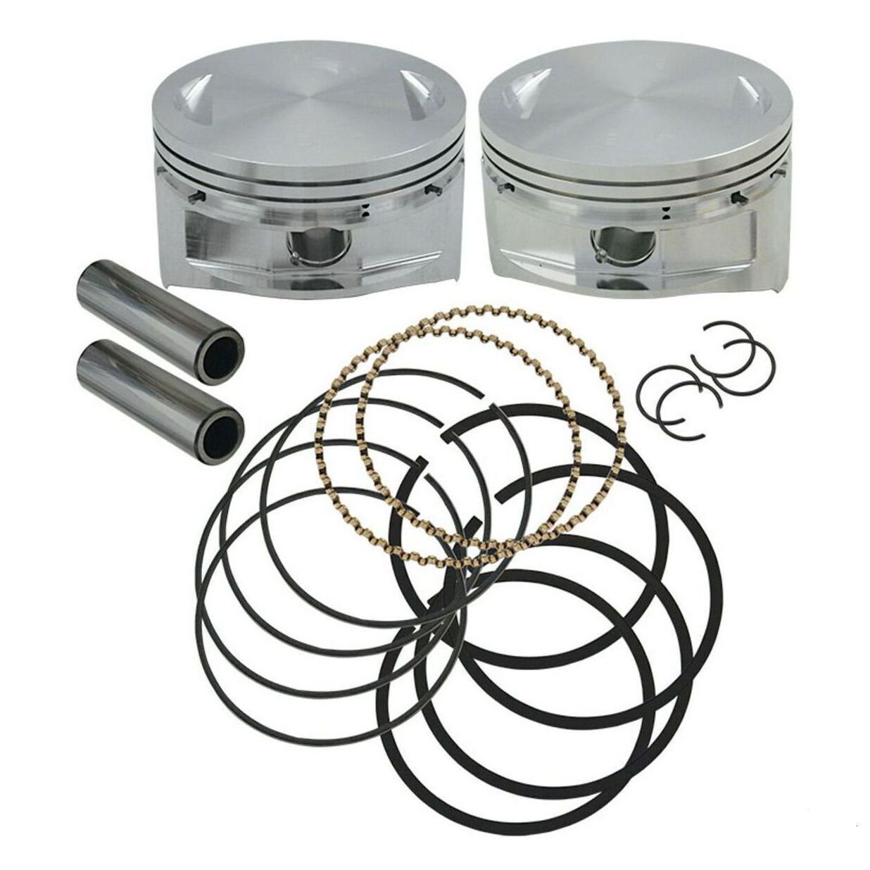 92-1401.jpg 92-1401 S&S® 4" BORE FORGED PISTONS FOR V100" AND V107" - Image 1