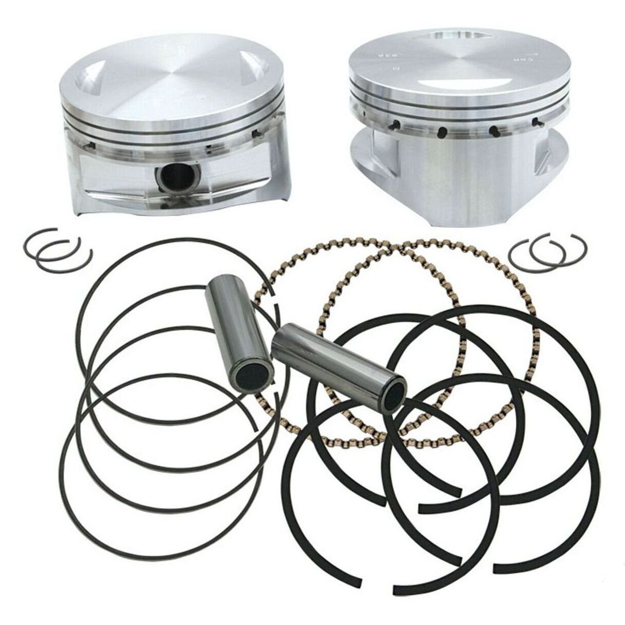 92-1403.jpg S&S 4" BORE FORGED PISTONS FOR V100" AND V107" - Image 1