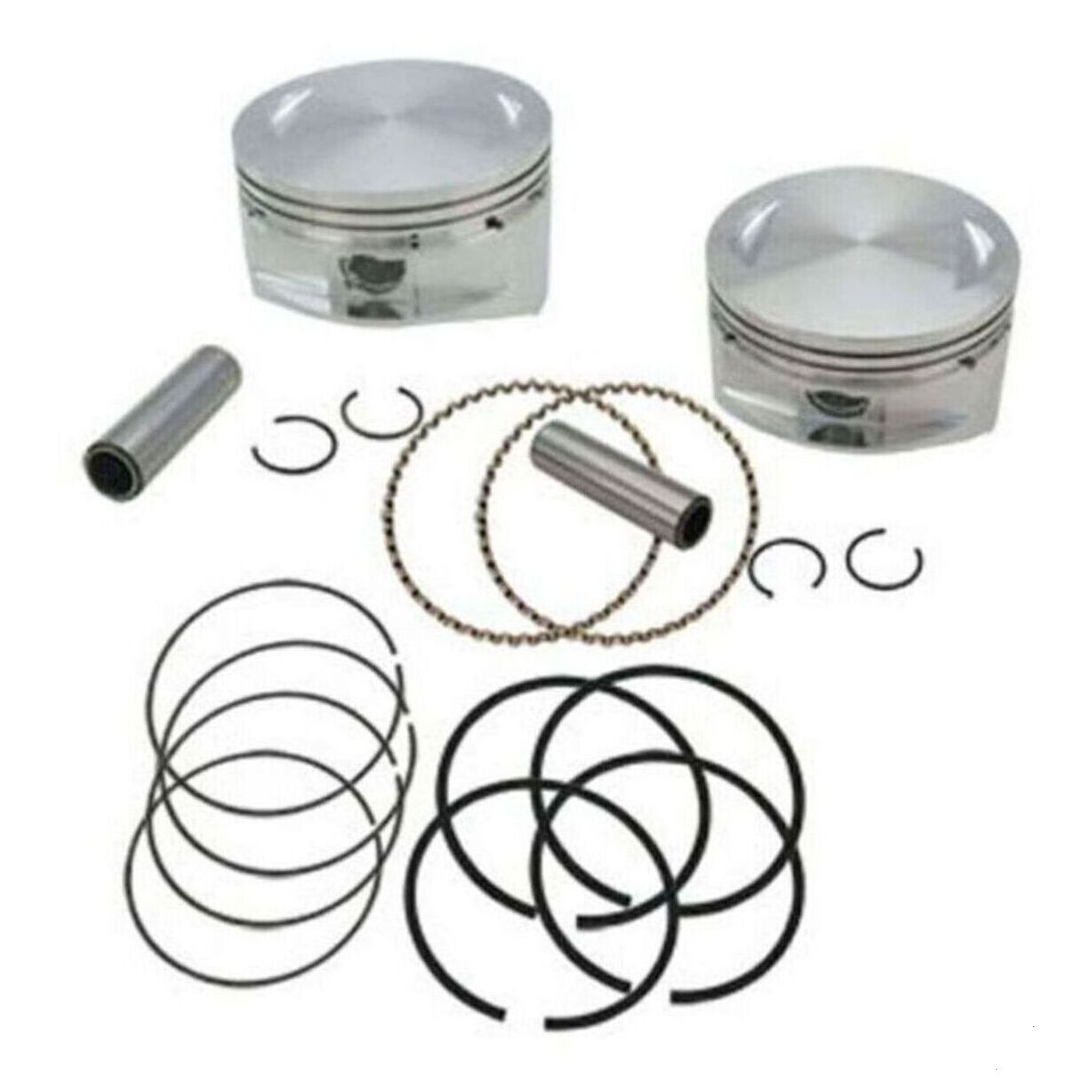 92-1413 S&S& 4& BORE FORGED PISTONS FOR V113& – LKtraz Motors