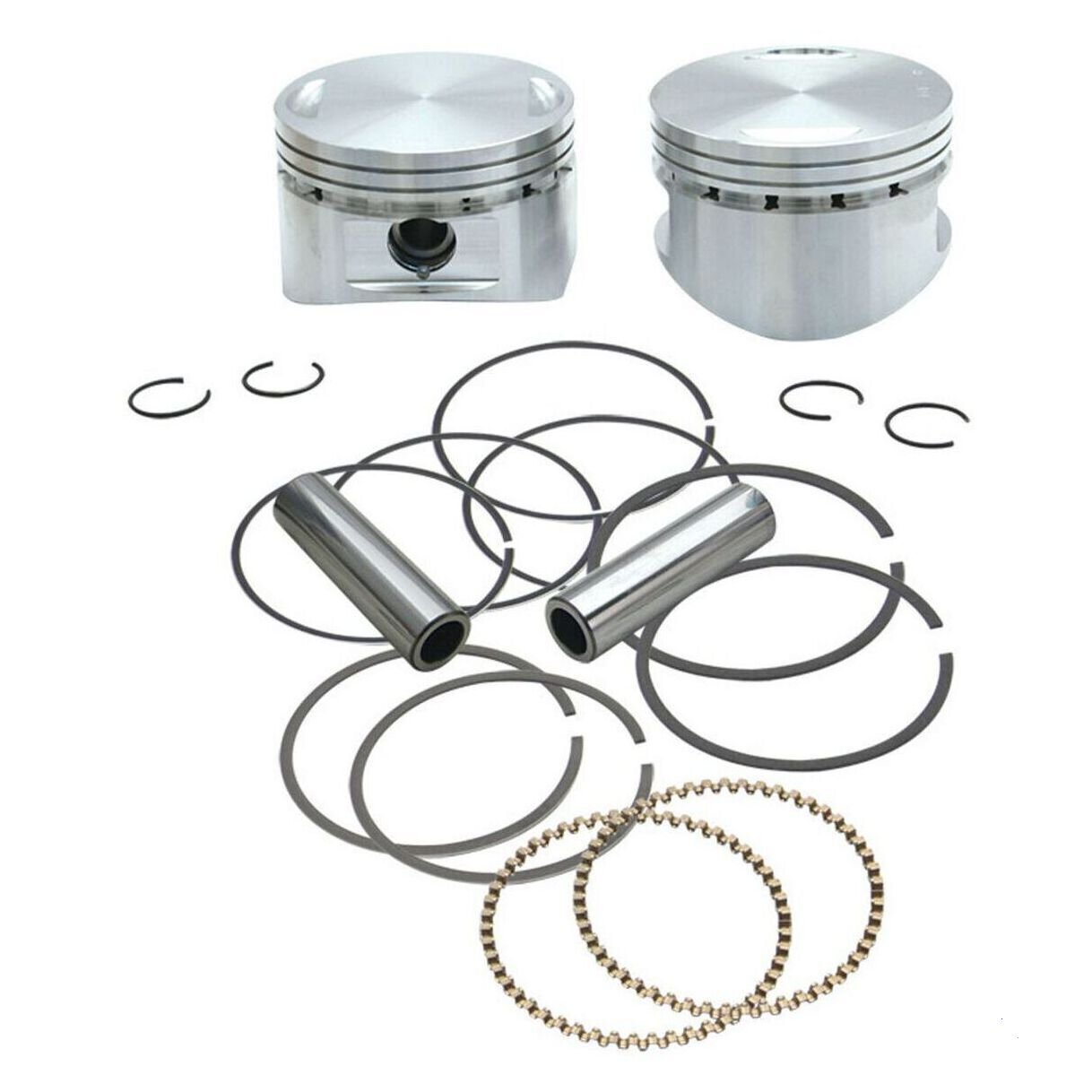 92-1931.jpg 92-1931 FORGED 3 5/8" BORE PISTON KITS FOR 1984-'99 HD® BIG TWINS 96" STOCK STYLE HEADS - Image 1